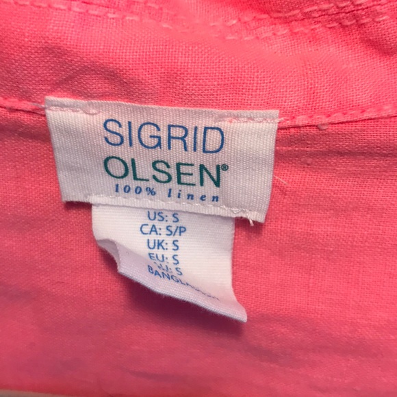 Sigrid Olsen linen tunic - Picture 6 of 7